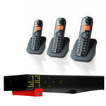 Base dect jusqu'à 8 téléphones