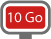 Espace disque 10 Go