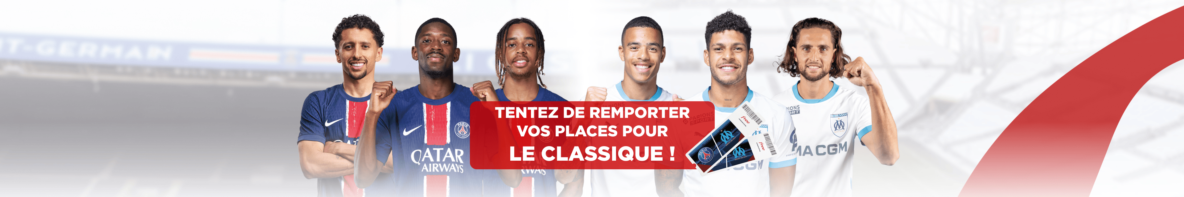 bannière jeu concours Free FOOT PSG-OM
