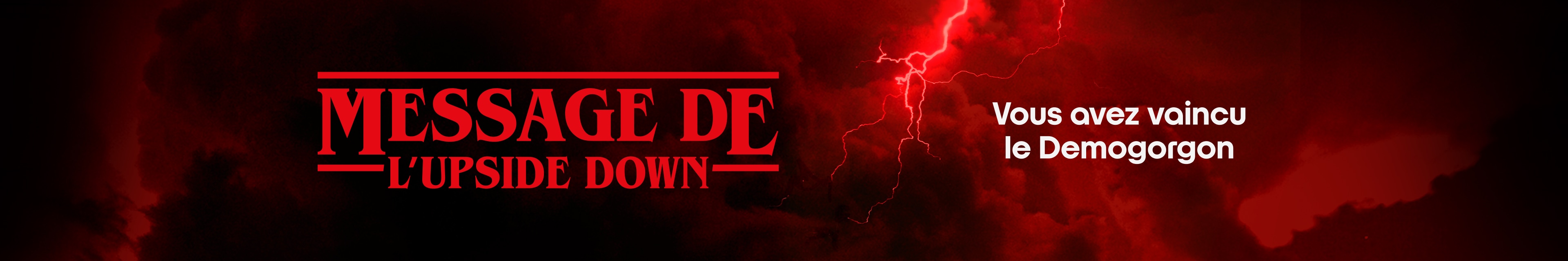 Bannière Netflix Stranger Things du jeu concours du même nom