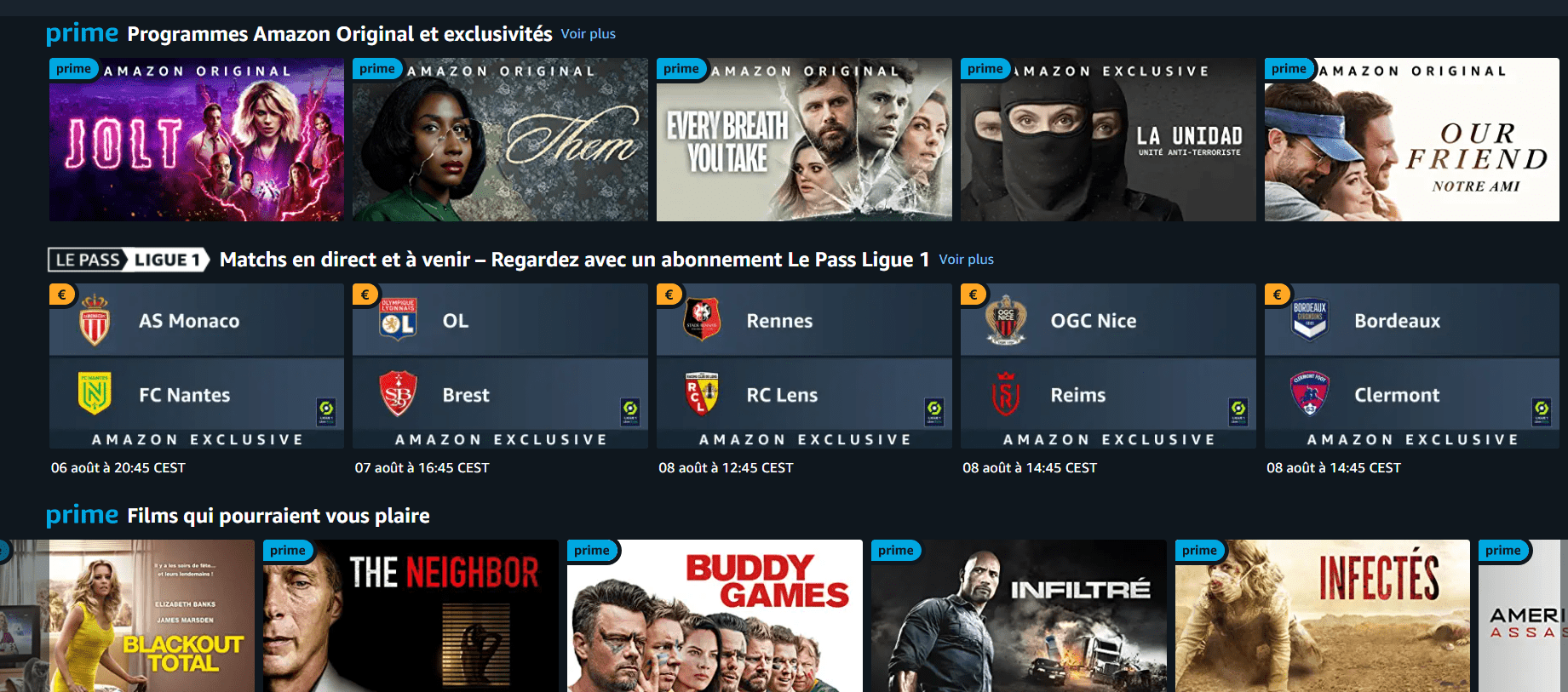 amazon prime video aperçu